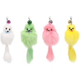 Играчка за котка Flamingo Ronja Hedgehog  20 см - приставка за въдица таралеж със звънче